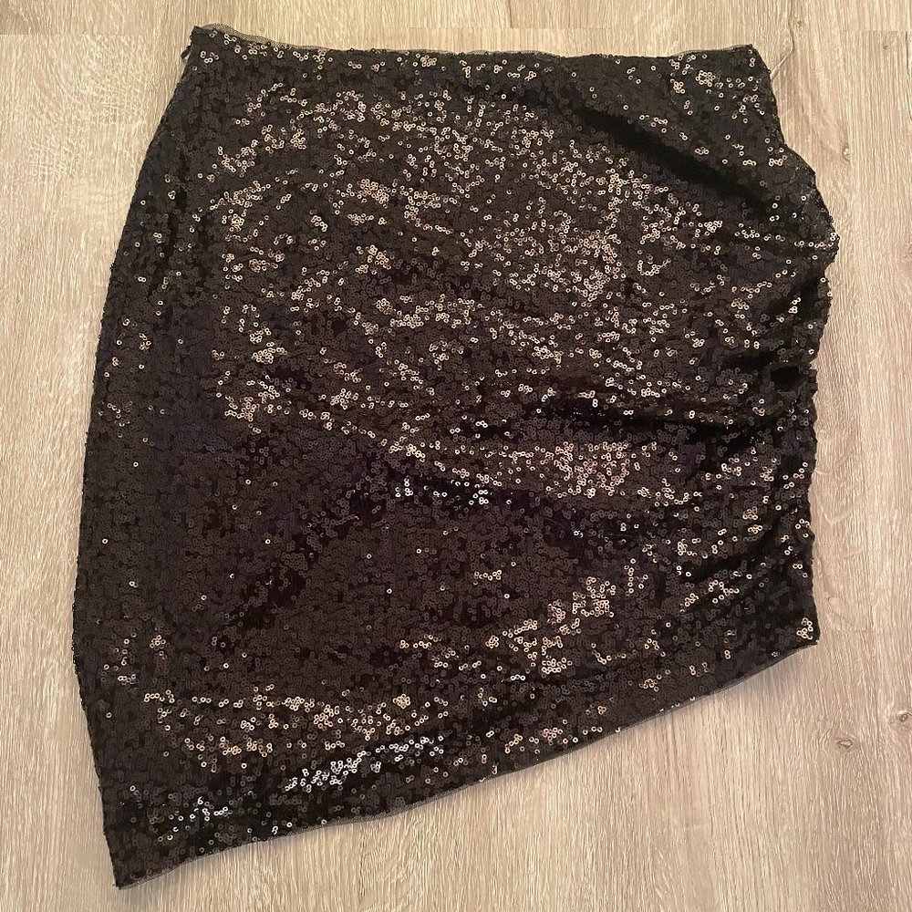 Women Sequin Mini Skirt Shimmer